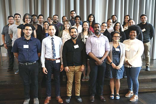 Bridge Scholars and Alumni, May 30, 2018 (Photo credit: Columbia Bridge to the PhD Program)