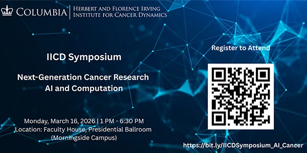 Flyer for IICD Symposium: Next-Generation Cancer Research — AI and Computation