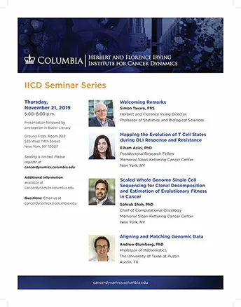 flyer for inaugural IICD seminar