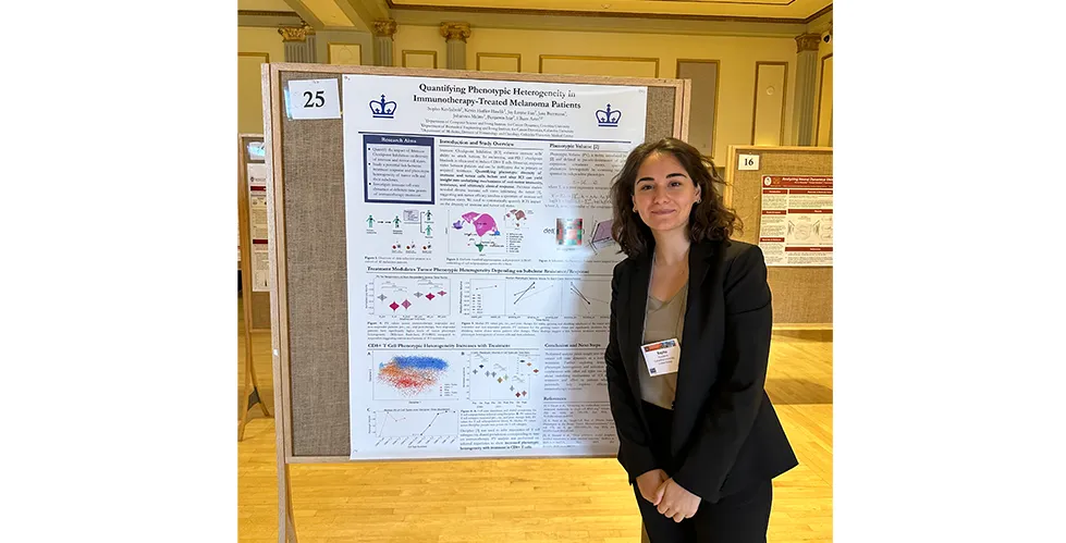 Sopho Kevlishvili presenting at the RECOMB/ISCB Conference on Regulatory & Systems Genomics with DREAM Challenges (October 1, 2024)