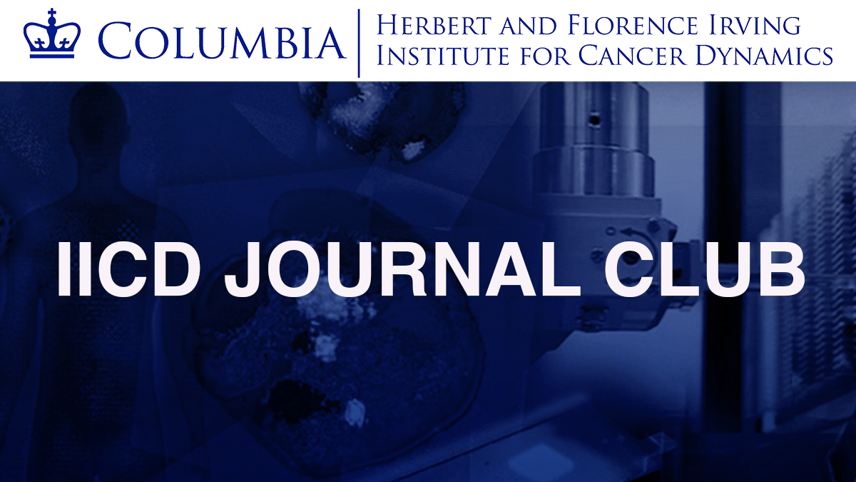 IICD Journal Club Flyer for IICD Journal Club