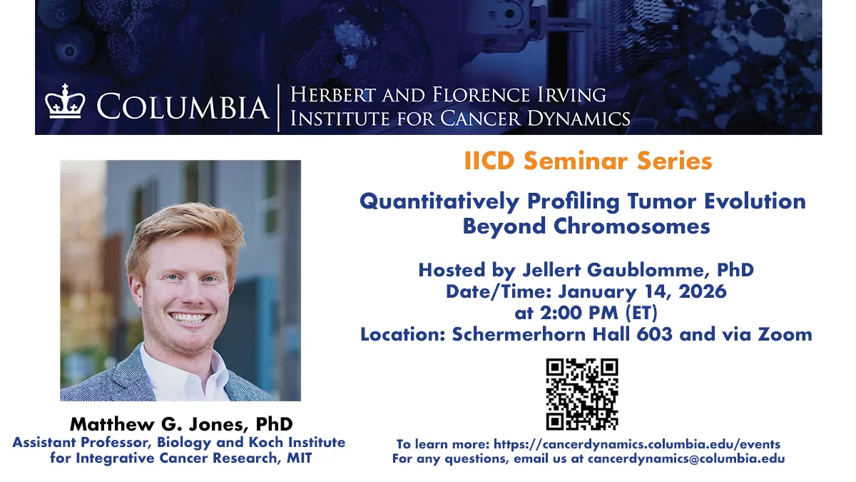 Flyer for IICD Seminar Series: Matthew G. Jones, MIT