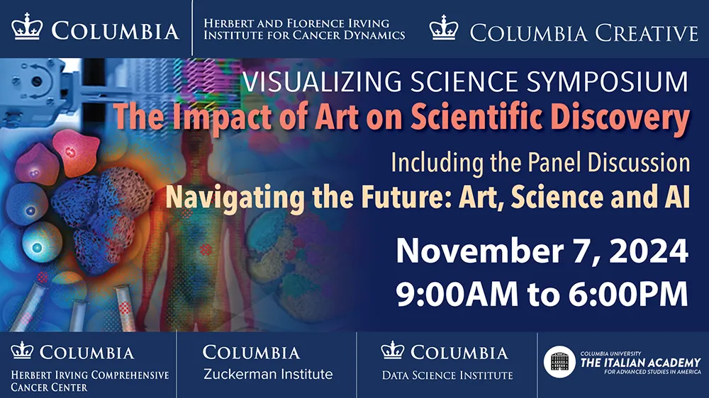 Flyer for Visualizing Science: The Impact of Art on Scientific Discovery