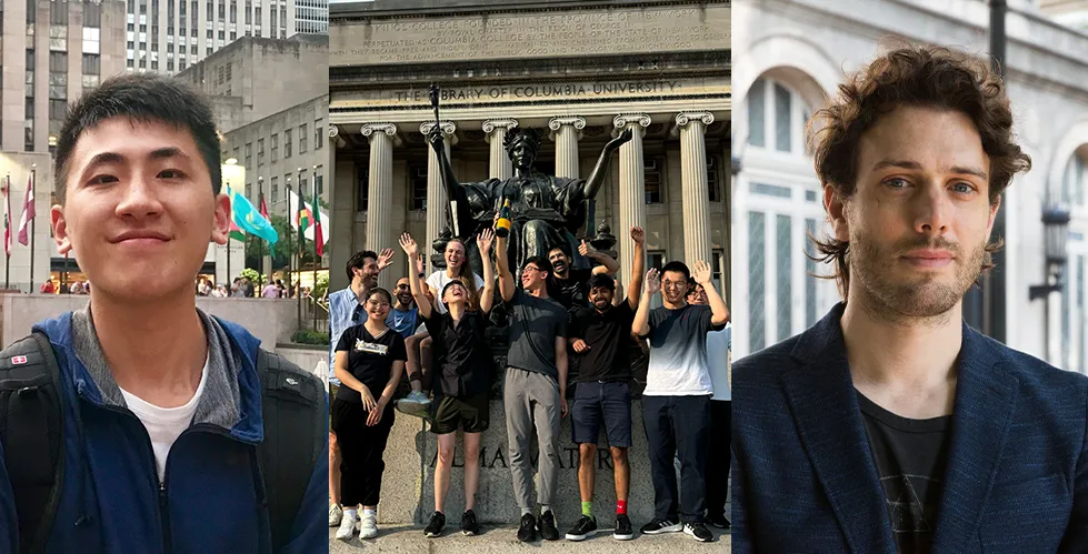 Pictures of Jiacheng Gu (left), Gaublomme Lab (middle) and Jellert Gaublomme (right)