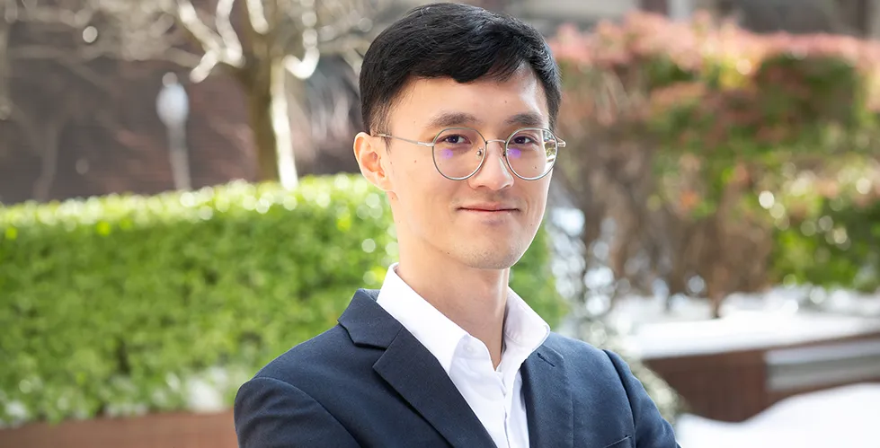 Headshot of Ren-Yi Wang, PhD. Photo by Tim Lee.