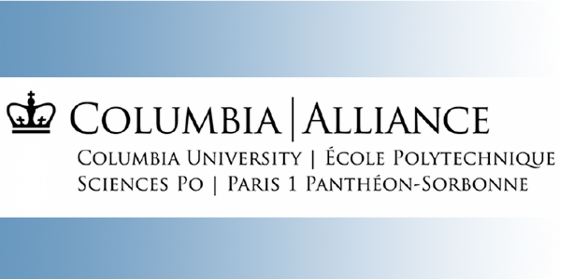 Partnership with Columbia Alliance Research Internship Program Alliance Logo with Columbia Alliance, École Polytechnique, Sciences Po, and Paris 1 Panthéon-Sorbonne