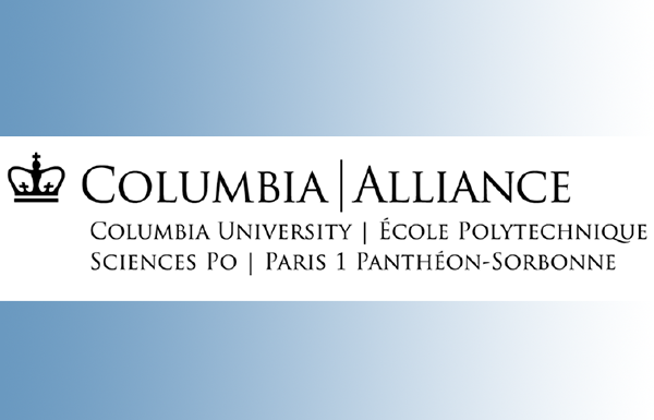 Columbia Alliance logo mentioning Columbia University, Ecole Polytechnique, Sciences Po, Paris 1 Pantheon-Sorbonne