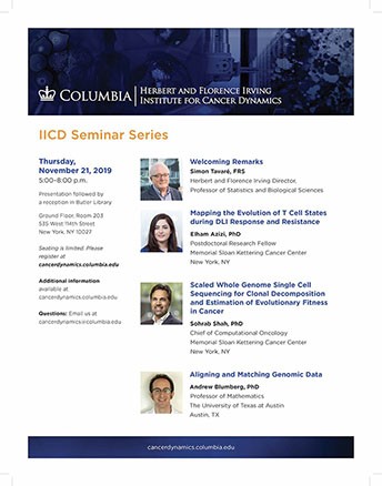 flyer for inaugural IICD seminar