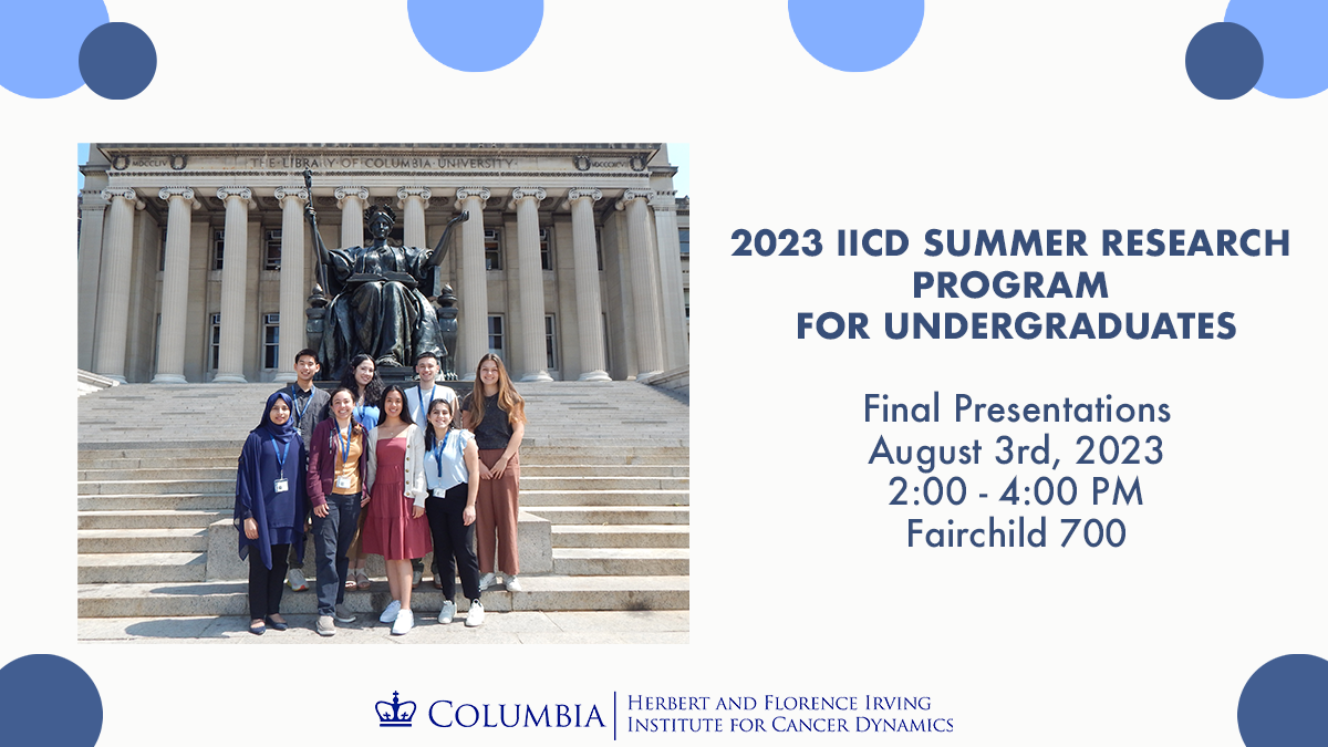 IICD Summer Research Program: Final Research Presentations