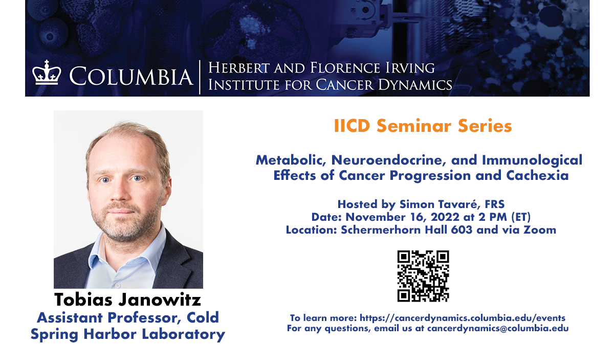 Flyer for November seminar with IICD logo, speaker headshot, presentation title and location/time details