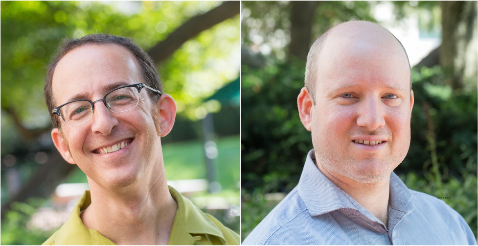 Headshots of Andrew Blumberg (left) and Ivan Corwin (right)
