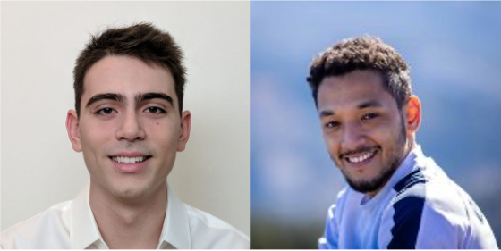 Herbert and Florence Irving Institute for Cancer Dynamics Contributed-Talk Awardees: Berk Alpay (left) and Khalil Ouardini (right) Herbert and Florence Irving Institute for Cancer Dynamics Contributed-Talk Awardees: Berk Alpay (left) and Khalil Ouardini (right)