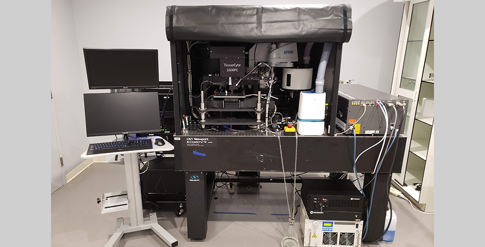 Picture of the Serial Two-Photon Tomography System 