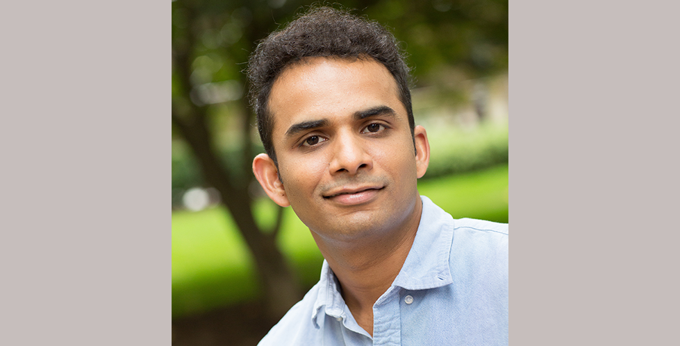 Faces of IICD: Sanket Rane, Associate Research Scientist (Photo credit: Tim Lee) Headshot of Sanket Rane