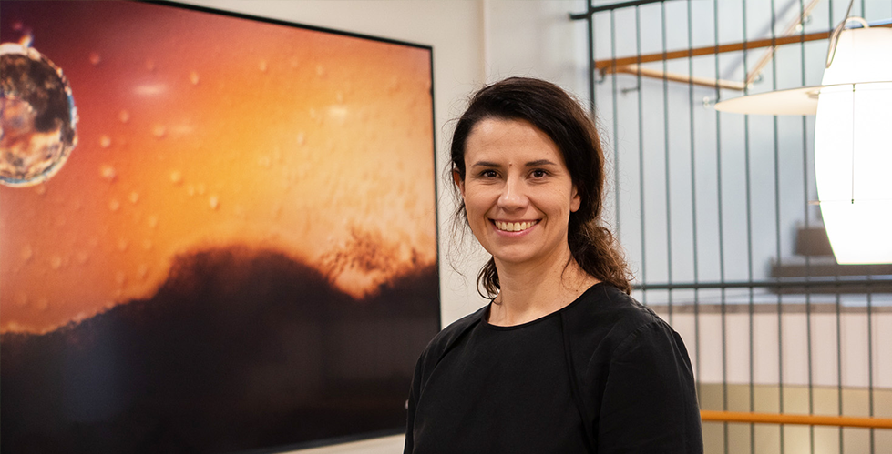 Champion Hockey Player’s Road to Science (Photo Credit: Björn Frändfors) Headshot of Sanja Vickovic