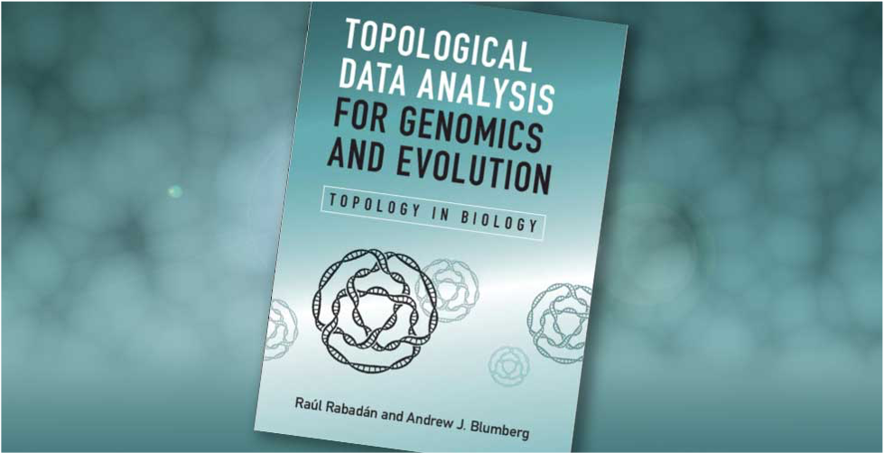 Cover of the book "Topological Data Analysis for Genomics and Evolution"