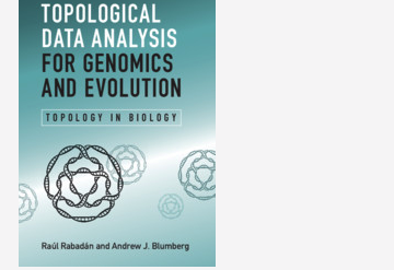 Cover page for the book "Topological Data Analysis For Genomics and Evolution